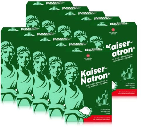 10er Pack HOLSTE Kaiser Natron Natriumhydrogencarbonat, 10x 250g