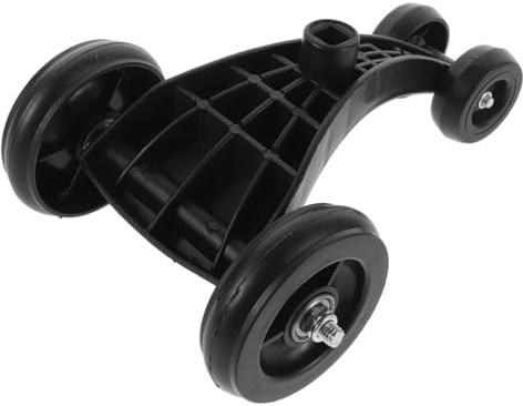 Parliky Rueda Delantera Triangular para Repuesto para Cochecito Giratorio Base Trípode Resistente y Duradera Fácil Instalación para Bicicleta Infantil