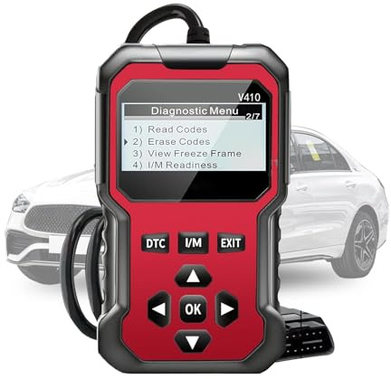 Escáner de Diagnóstico para Coche - Escáner De Códigos De Vehículo En 12 Idiomas,Lector de Averías del Automóvil,para Automóvil Motor Camión Mecánico Hogar Garaje Taller