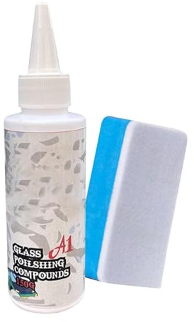 Desgramador de vidrio automático, removedor de rasguño de vidrio,150 g de limpiador de de automóvil para película de | Remover automotriz de rasguño, pulido de parabrisas automotriz para superf