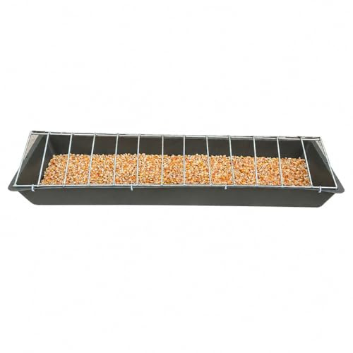 SiaBiced Automatic Feeder & Feed Trough for Chickens, Ducks, and Geese