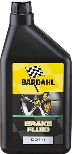 Bardahl 720039 - Brake Fluid Dot 4, Liquido Freni, Olio Freni Auto e Moto, Liquido Freni con Elevata Protezione Anticorrosiva sui Metalli, 12 Litri