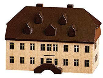 Rudolphs Schatzkiste Miniaturhaus Alte Schule Seiffen HxBxT 5,5x7,5x4,5cm NEU Holzdorf Holzbaustein Dorf Spielsortiment Strategiespiel Geschicklichkeitsspiel Bauspiel Geduldsspiel Holzgestaltung
