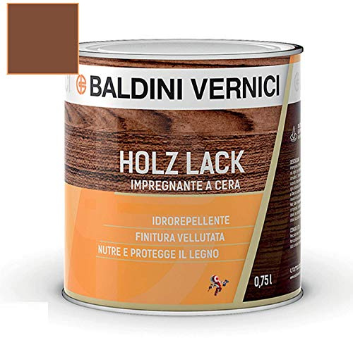 Impregnante a Cera Solvente Baldini per Legno Esterno e Interno | 750 ml, 9 Colori, Vernici