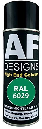 Alex Flittner Designs Spraydose RAL 6029 Minzgrün Dickschichtlack Lack | Dickschichtlack Spray 4 in 1 - 400 ml
