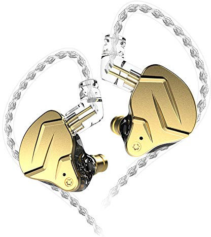 CCA KZ ZSN Pro X Dual Driver In Ear Earphone 1BA 1DD Wired Earphone HiFi Sport Gaming Earbuds Headphones Compatibility for Phone Computer Tablet with Gift Set