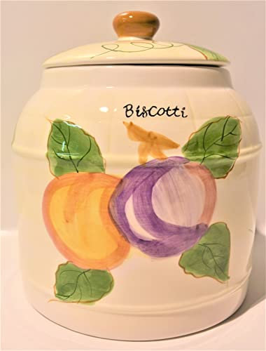 BISCOTTIERA PORTA BISCOTTI IN CERAMICA