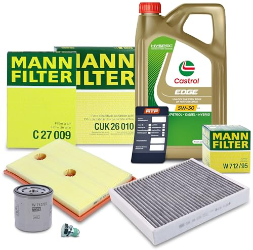 MANN-FILTER Inspektionspaket Filterset 1x Ölfilter, 1x Innenraumfilter | Kompatibel mit: AUDI A1, A1 Sportback, SEAT IBIZA IV, IBIZA IV SC, IBIZA IV ST, TOLEDO IV, SKODA FABIA III, FABIA III Kombi