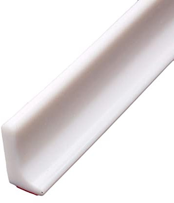 Shower Guard Shower Threshold Water Dam for Bathtub, Kitchen & Bathroom - Self Adhesive, Countertop Edge Trim (White/2M)