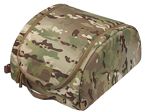 ACEXIER Tactical Helmet Storage Bag Cover Padded Pack Large Capacity Carrying Fast MICH Helmet Motorcycle Airsoft Paintball Hunting (CP)