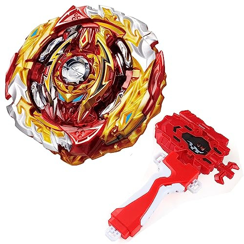 mlywd GyrosTurbo Set, GyrosMetal Fusion mit Starter, Kampfkreisel Geschenk Weihnachten, Geburtstag, Spielzeug,B-172