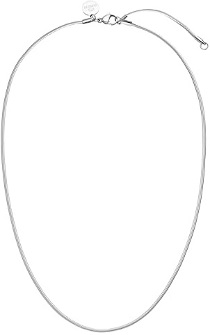 Purelei Sleeky Kette Damen (Silber) – Halskette Damen aus langlebigem Edelstahl – Wasserfeste Kette – 40-45 cm Länge verstellbar – Halskette für deinen individuellen Look