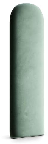 Muralo Wandkissen Gepolstert, Magic Velvet, Wandpolster - 30x100 cm, Mint | Wandpaneel, ideal als Bettkopfteil oder Lendenkissen - für Schlafzimmer und Wohnzimmer, einfache Anbringung mit Montagekleber
