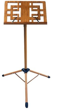 Notenständer, Verstellbarer Notenständer aus Holz, tragbarer Notenständer für Musikinstrumente, geeignet zum Spielen von Geige und Gitarre
