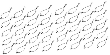 HANABASS 60stücke Multifunktionale Haken Mit Gurt Für Rucksackzubehör Elastische Schnur Clips Zur Aufbewahrung Von Bändern Für Outdoor-aktivitäten Leicht Und Tragbar