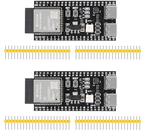 2PCS ESP32 S3 Development Board 2.4G WiFi BT Module Internet of Things ESP32-S3-WROOM-1 N16R8 MCU 44Pin 8M PSRAM