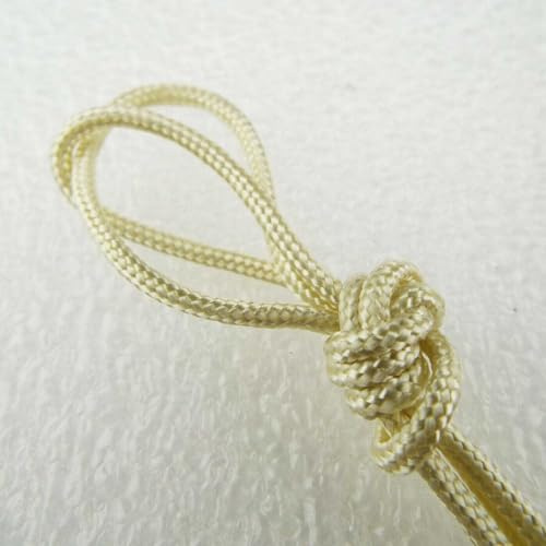 Blind Cord Light Pull Roman Tent 879D, 3mm Cream, 20 Metres