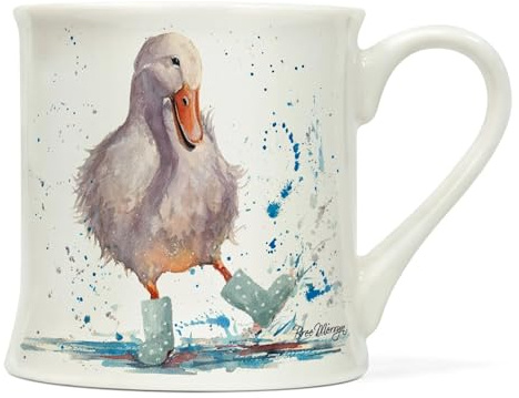 Porslinskopp med djurmotiv ca 0,3 l | mugg | kaffekopp | tekopp | handtag | mugg (anka i stövlar)