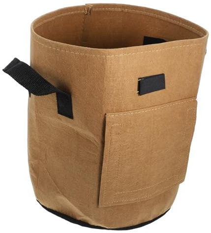 Mikikit Sacchetto Per Piantare Patate Dolci Tela Sacchetti Per Piantare Feltro Contenitori Verdura Sacco Come Piantatrice Di Patate Crocchette Di Patate Dolci Rettangolare Fioriere Khaki