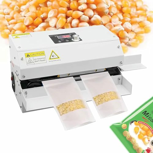 Sigillatrice automatica, sigillatrice continua per sacchetti, sigillatrice elettrica per sacchetti di snack, per biscotti, piccoli negozi