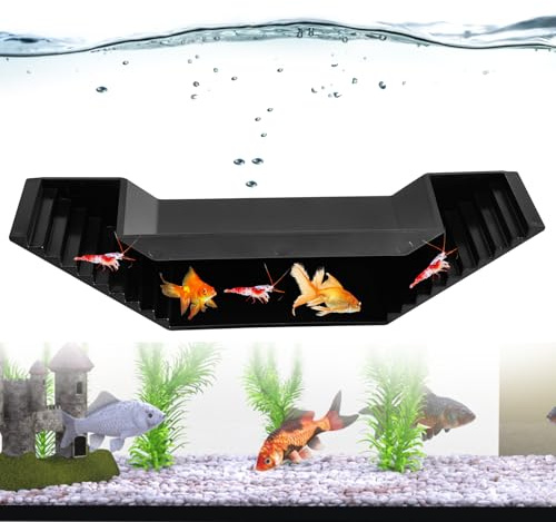Editbar Aquarium Underground Tunnel - Fish and Shrimp Hideout, Aquarium Decoration, Shrimp Cave Hideout, Aquarium Accessories, for Freshwater and Saltwater Aquariums