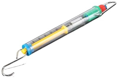 Newton Force Meter Bilancia a molla 5N 500 g Dinamometro con bilancia etichetta a doppia scala