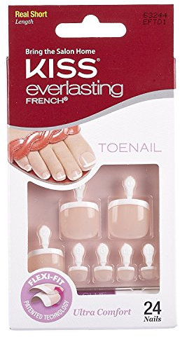 Kiss Everlasting French Toenail Kit - Limitless