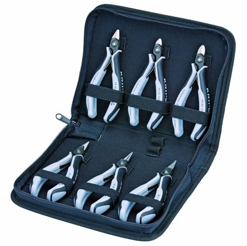 KNIPEX 00 20 16 P ESD Elektronikzangen-Satz, 6-teilig