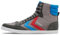 hummel Slimmer Stadil High, Sneaker a collo alto Unisex - Adulto, Castlerock Ribbon Red Brilliant Blue 63 511 0528, 44 EU