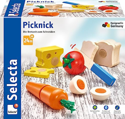 Selecta 62020 Picknick, Klett und Schneidespielzeug, 2 Jahre to 5 Jahre, 13 Teile