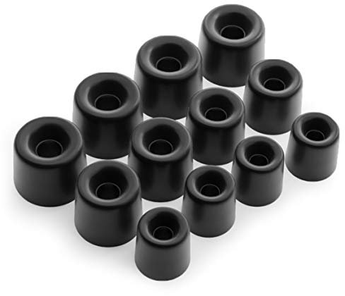 Okuli 12 x Oreillettes en Mousse à Mémoire Embouts d'oreilles pour Casque Écouteurs (Petit, Moyen, Grand) - 5.5mm