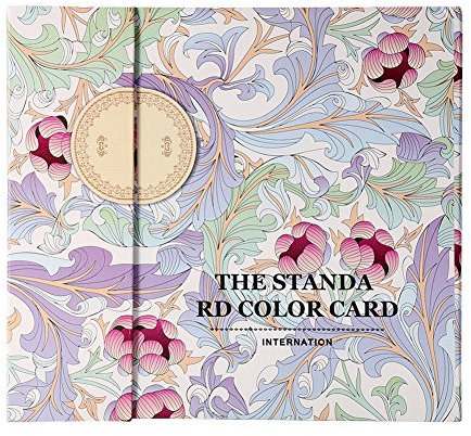 Nail Color Card, Nail Color Display Chart Book Nail Polish Gel Color Display Card Nail Art Showing Board(Stripes Cover)