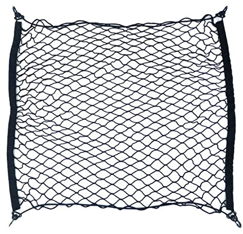 LXGKREL Kofferraumnetz Gepäcknetz 70x70 / 110x60 Elastisches Kofferraum Netz mit Haken fürs Auto