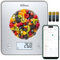 Bisonbody Digital Food Kitchen Scale with Smart App – Large Stainless Steel Surface 5 Unit Conversions Tare Function – Digital Kitchen Scale App to Track Nutritional Information