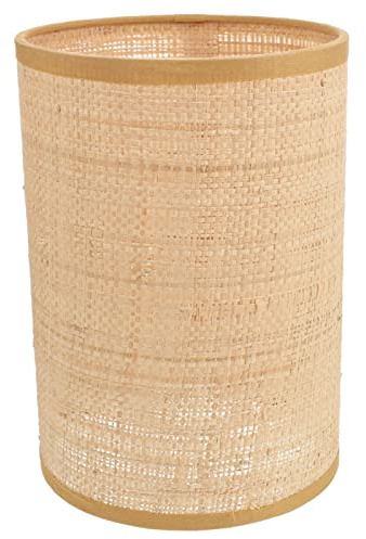 PRETYZOOM Rattan-Lampenschirm Bambus-Lampenschirm Gewebte Deckenlampenabdeckung E27 E14 Kronleuchter-Schirm Für Bauernhaus-Tisch- -Pendelleuchte