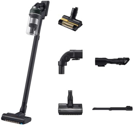 Samsung Jet 85 Pet Cordless Stick Vacuum Cleaner, Max 210W Suction Power with Pet Tool+ - Woody Green VS20C8522TN/EU