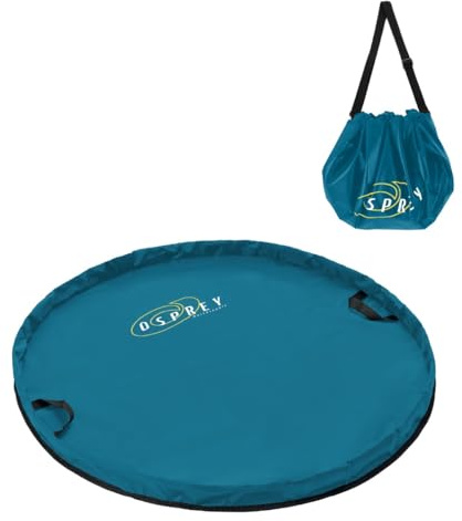 Osprey Neoprenanzug Wickelunterlage, wasserdichte Outdoor-Wickeltasche, tragbar, faltbar und wasserabweisend, Reisetasche, Blaugrün, Einheitsgröße