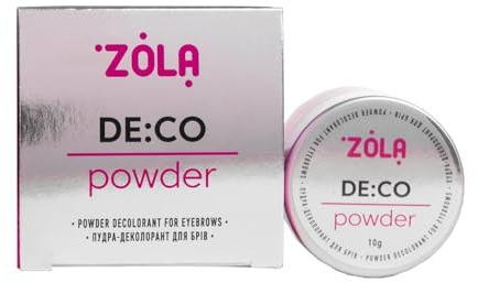 Zola DE Poudre Décolorante Sourcils : Poudre CO, 10 g