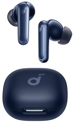 soundcore P40i by Anker, Wireless Earbuds mit Noise Cancelling, Adaptive Geräuschunterdrückung, BassUp, 60h Spielzeit, 2-in-1 Hülle und Smartphone-Ständer, IPX5,Bluetooth 5.3 (Generalüberholt)