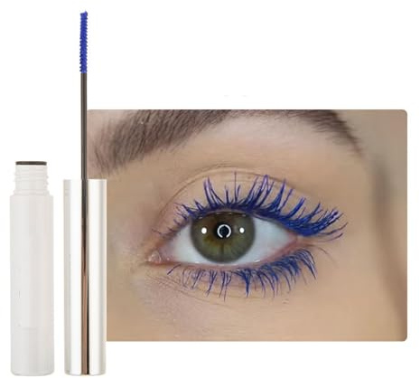 Sugeru®Färgglad mascara, mascara, vattentät, hållbar volym curling förlängning personlig ultratjock torksäker mascara ögonmakeup för jul, halloween, fester (05, standard)