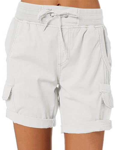 CXKOLD Shorts Donna Pantaloncini Bambina Blu Salopette Donna Jeans Gonna Jeans Donna a Pantaloni Donna Curvy Estivi Cintura Donna Bianca Mutande Donna Senza Cuciture Pantaloni da Ballo