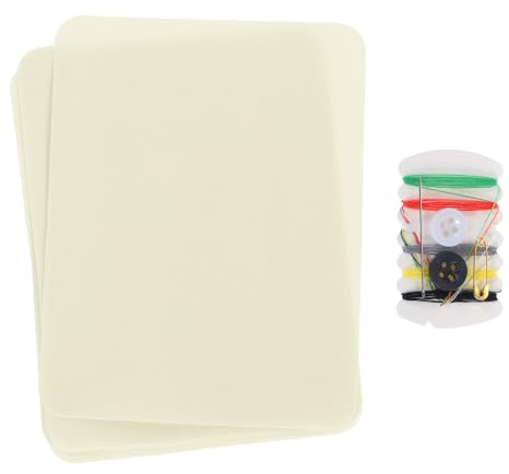 QUARKZMAN 8 Stück Flicken zum Aufbügeln Beige, Innen und Außen Stoff-Reparaturflicken Aufbügeln, Selbstklebende Bügelflicken Aufbügelflicken für Kleidung, Sofa, Rucksack