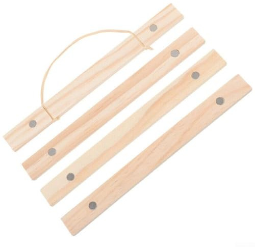 Besttoolifes Magnetischer Posterrahmenaufhänger, 21/31/41/51 cm breit, Holz-Magnetrahmen, Aufhänger für Leinwand, Kunstwerk, Kunstdruck, Papier, Karte, Familienfoto, Bild, Wandbehang (51 cm)