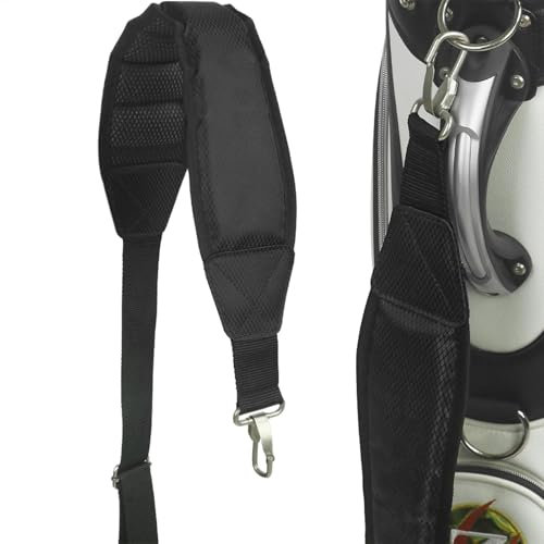 Golfwagentaschengurte – einzelner Golf-Rucksack-Gurt, Gepäck-Schultergurt | Rucksackgurt Golftasche, Schnellverschluss-Gepäck-Schultergurt, rutschfester Golftaschen-Tragegurt, verstellbar, 103–128,5