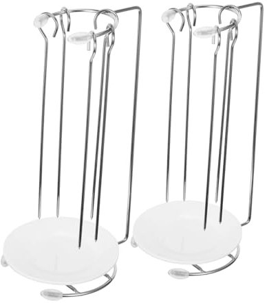 ibasenice 2 Ensembles Cintre Kebab Portion Cichette Support à Brochettes De Kebab Suspendu Grillage Brochettes Suspendues Brochettes De Viande Suspendues Acier Inoxydable