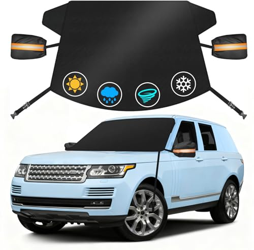 Infreecs Car Windscreen Sun Shade, Front Windshield Sunshade, Foldable Front Sun Visor Protector, Blocks UV Rays, Sunscreen for Windscreen Fit Various Sizes, 175 x 125 cm
