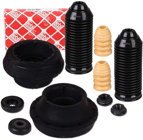 2x Febi Domlager + Protection Kit vorne | 2x14116,1x 910088 Febi Domlager+Staubschutz für Passat Golf 3 4 Vento Ibiza
