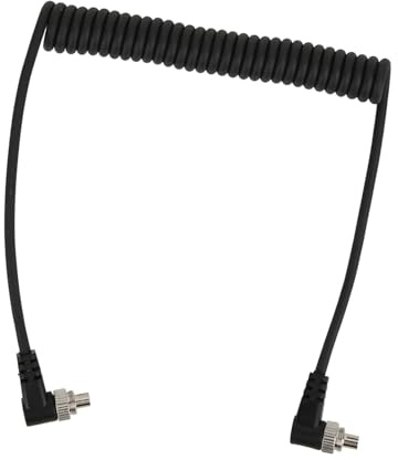 BAFOVY Blitz-PC-Kabel, Stecker auf Stecker, Blitzsynchronisationskabel, 100 cm Langes PC-Kabel für -Kameras und Blitzgeräte
