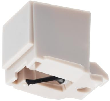 Lot de 2 Aiguilles Diamant pour Platine LP Compatibles AT3600L et AT-LP60X | Lecture stable et son clair pour disques LP; montage rapide sans outil, idéal pour remplacer une pointe usée au quotidien.