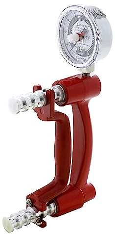 Baseline LiTE Hydraulisches Handdynamometer – Griffkraftmessgerät mit 90,7 kg Kapazität und 5-Positionen-Griff